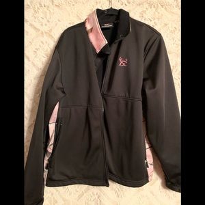 Black and pink camo jacket